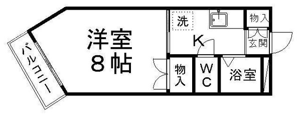 コーポシオンの物件間取画像